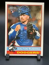 2025 Topps Heritage High Number CHROME #702 Dalton Rushing, Los Angeles Dodgers