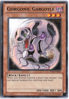 Yugioh - Gorgonic Gargoyle LVAL-EN012 Unlimited - Legacy of the Valiant
