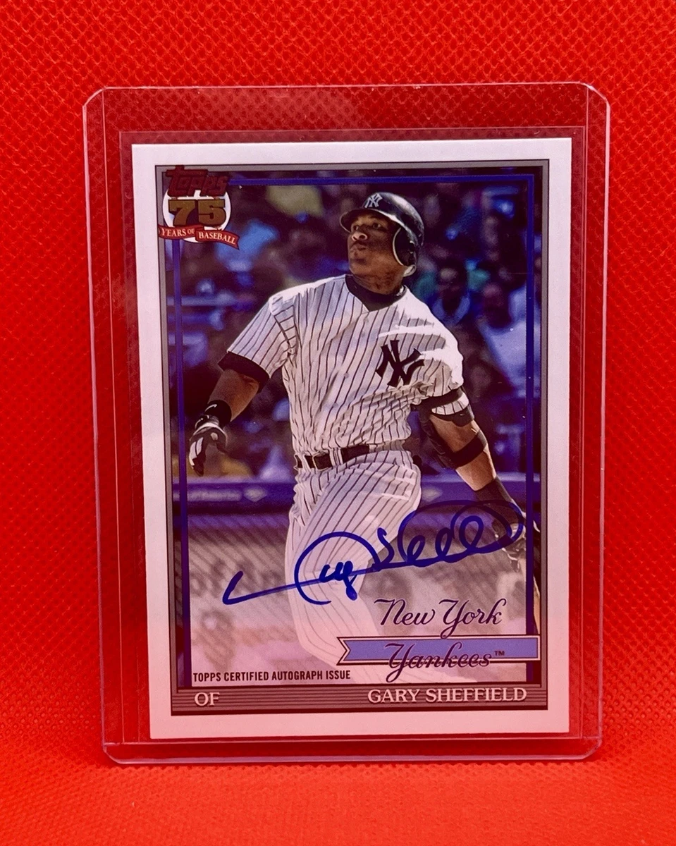 Gary Sheffield Autograph Indiana Baseball Trading Cards for sale
