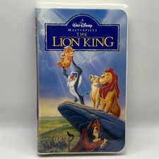 The Lion King VHS 1995 Disney Video Tape Masterpiece VTG Clamshell Nearly New