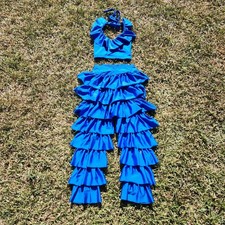 Vtg Youth Sz M Dance Costume Recital By Cheerleader  Danzteam USA Pageantwear