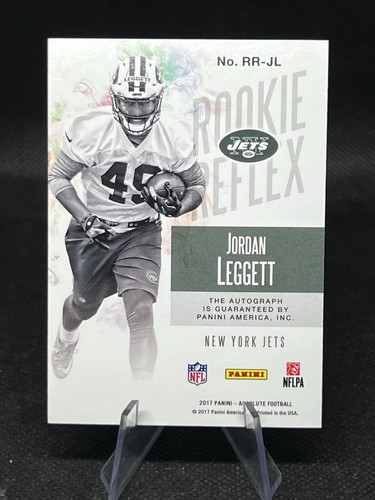 2017 Panini Absolute - Rookie Reflex Signatures Jordan Leggett #RR-JL Red... - Bild 2 von 2