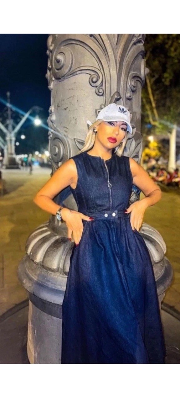 ZARA WOMAN ZW COLLECTION ASYMMETRIC DENIM DRESS BLUE XS, S, L 9632/256 NWT thumbnail 7