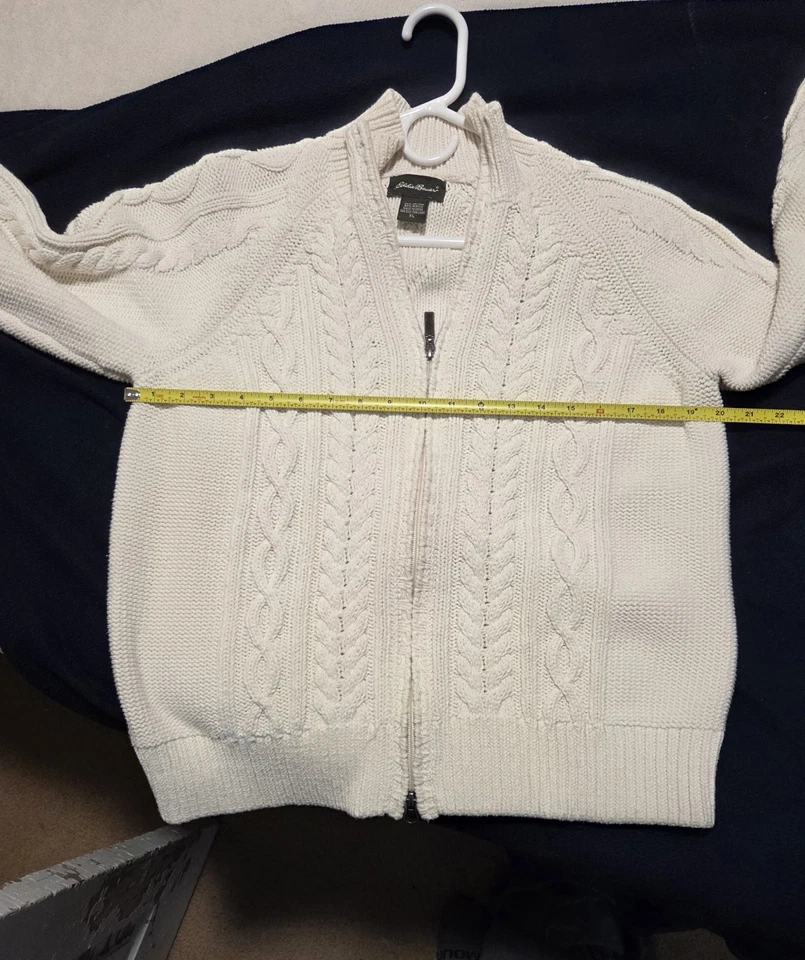 Eddie Bauer Women's Cable Knit Cardigan Sweater - Image 3 of 4