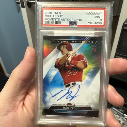 Mike Trout #MT 2019 Topps Finest Origins Autograph card