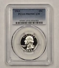 1963 Washington Proof Quarter PCGS PR69 DCAM