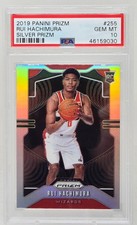 2019 Prizm Silver Refractor RUI HACHIMURA RC CARD PSA 10 GEM MINT