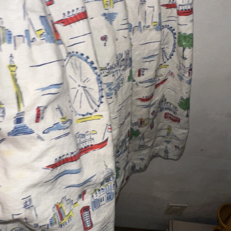 Vestido Mini Boden Niñas London City Estampado 7-8 Años Sin Cinturón Foto 4 de 4