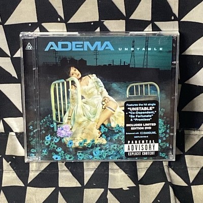 ADEMA: UNSTABLE LIMITED EDITION CD - DVD [PA] 2003 ARISTA 82876-53194-2