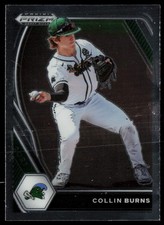 COLLIN BURNS 2021 PANINI PRIZM DRAFT PICKS RC TULANE GREEN WAVE #PDP167