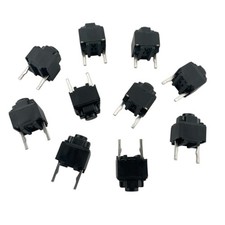 10pcs 6.2x62x7.3mm Tactile Clicky Mouse Micro Switch 2-Pins 70gf