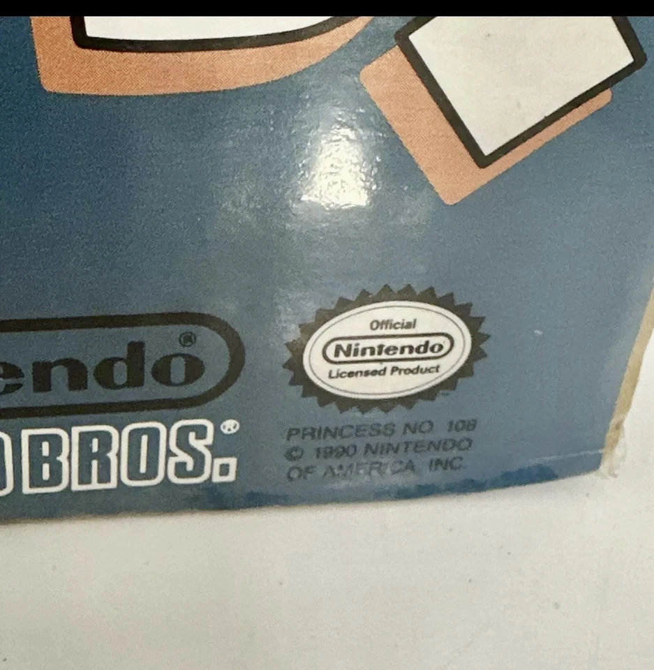 Винтажный плакат 1990 Super Mario Bros «Я спас принцессу» 16x20 запечатанный НОВЫЙ - Изображение 4 из 4