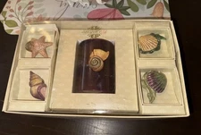 Fitz & Floyd Fragrance 3”x4”  Candle Ocean Treasures Gift Set