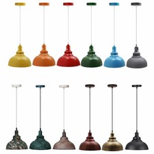Industrial  Vintage Metal Ceiling Pendant Light Hanging Lamp Fixture E27 Edison