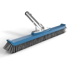 KEMANO Heavy Duty Pool Brush Head for Tough Surfaces Abrasive Cleaning