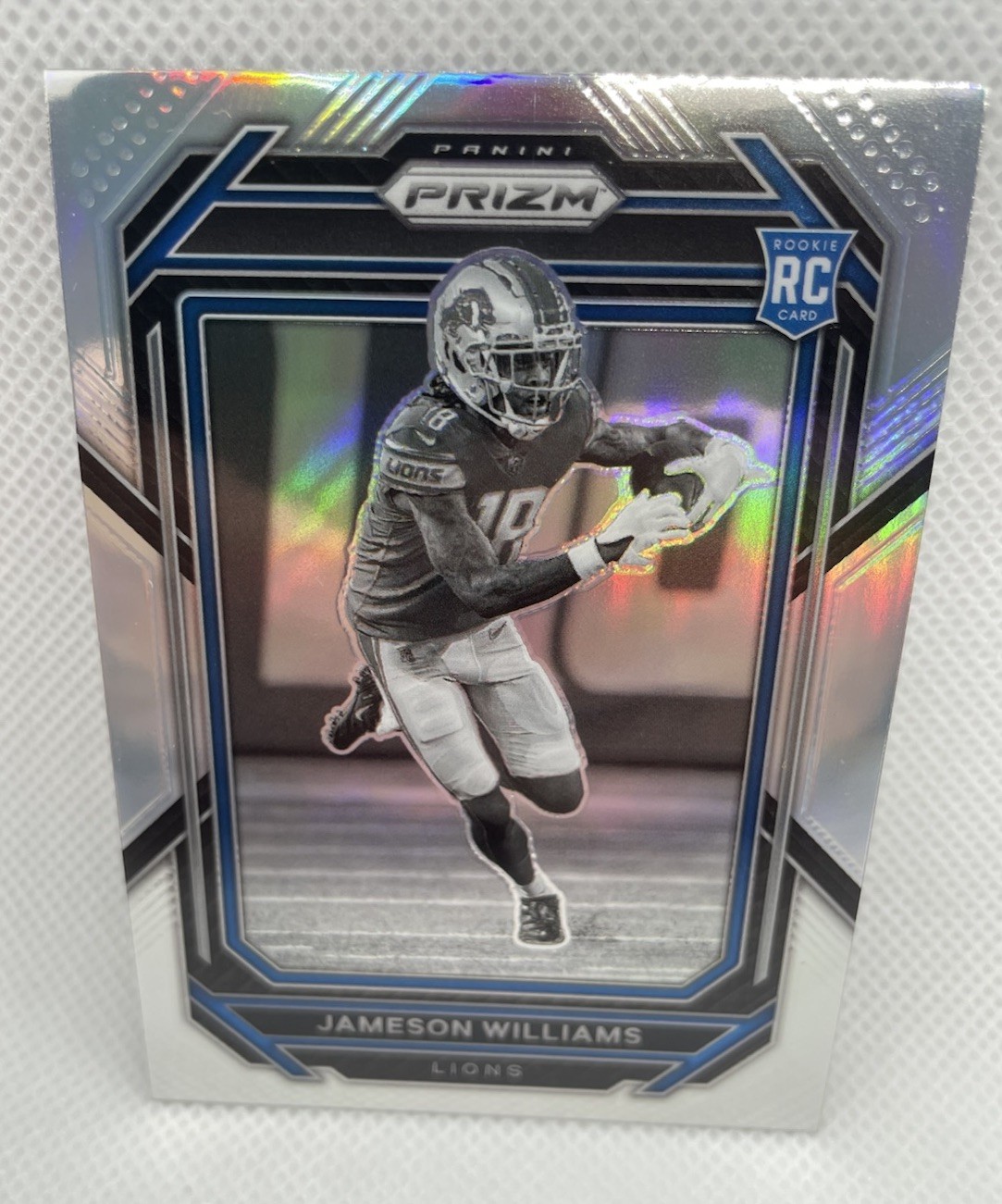 Prizm 2022 - Jameson Williams Negative Prizm RC	#311 Lions