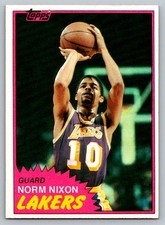 1981-82 Topps #22 Norm Nixon