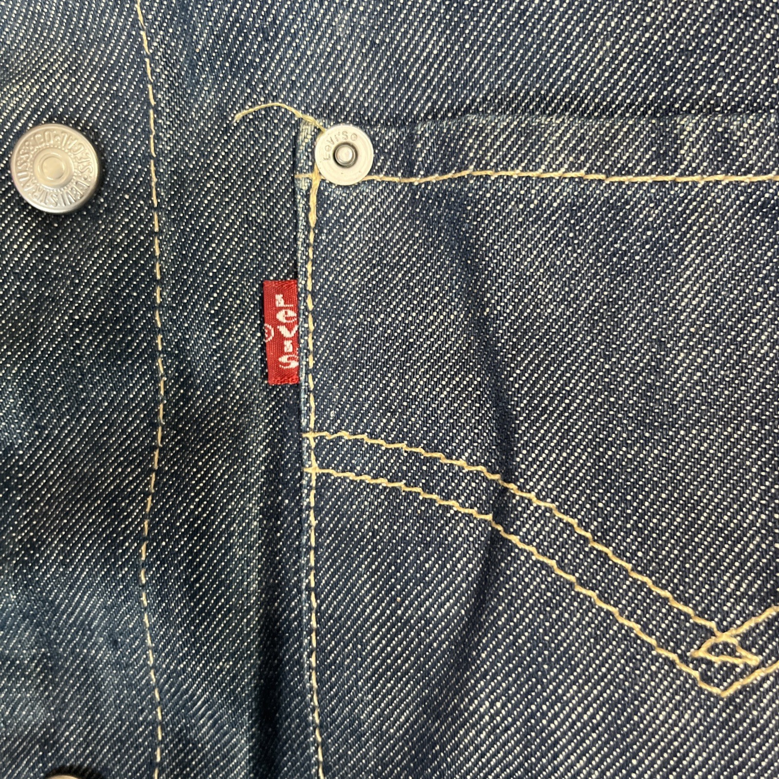 Levi's Engineered Jeans Jacket size Medium Blue D… - image 3