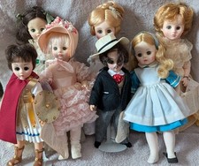 7 bambole vintage Madame Alexander - Via col vento - Prime signore - Renoir - Alice 