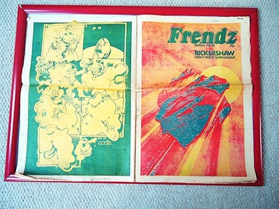 FRENDZ 28 Newspaper 1972 MAY Bickershaw Heavy Rock SUPPLEMENT GIVEN BY A LEGEND!