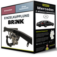 Schwenkbare Anhängerkupplung für MERCEDES C-Klasse Limousine 18- Typ W205 Brink Schwenkbare Anhängerkupplung für MERCEDES C-Klasse Limousine 18- Typ W205 Brink