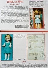 30p History Article  ID - VTG 1960s American Character Tressy Growing Hair Doll