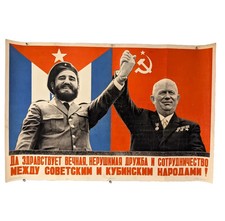 Fidel Castro & Rolex GMT - Cuba and Soviet - Cuban Missile Crisis - 1963 Poster