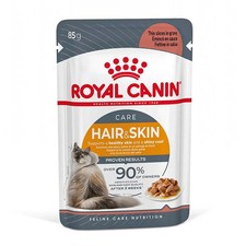 Royal Canin Hair & Skin in Soße 12 x 85 g Nassfutter für Katzen für Haut & Fell