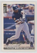 1995 Upper Deck Collector's Choice Gold Foil Signature Tim Raines #495 HOF 0l2q
