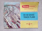 Vintage Tri ang Hornby Model Railway OO HO Gauge Super 4 Track Plans