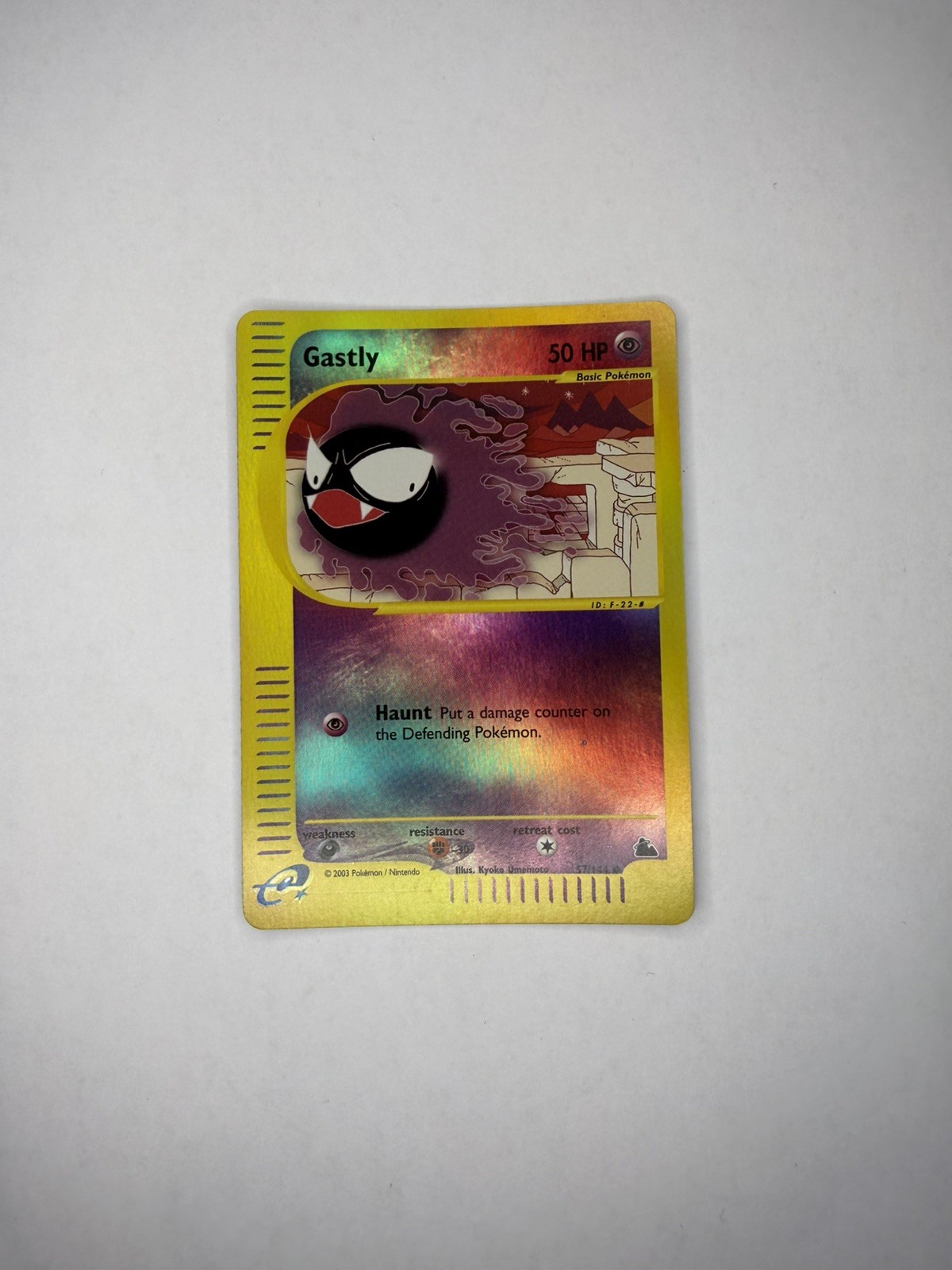 Pokemon TCG Gastly Skyridge Reverse Holo #57/144 NM