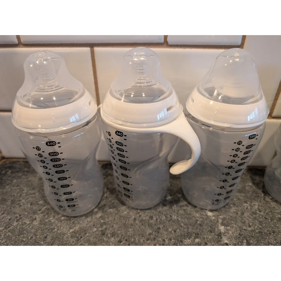 LOTE Tommee Tippee Natural Start Avanzado Anticólicos Biberones Chupetes Set Foto 2 de 4