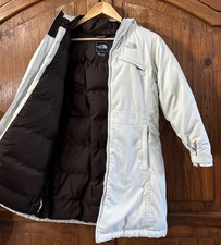 Girls The North Face Hooded Parka Jacket Winter Coat DryVent Sz Med