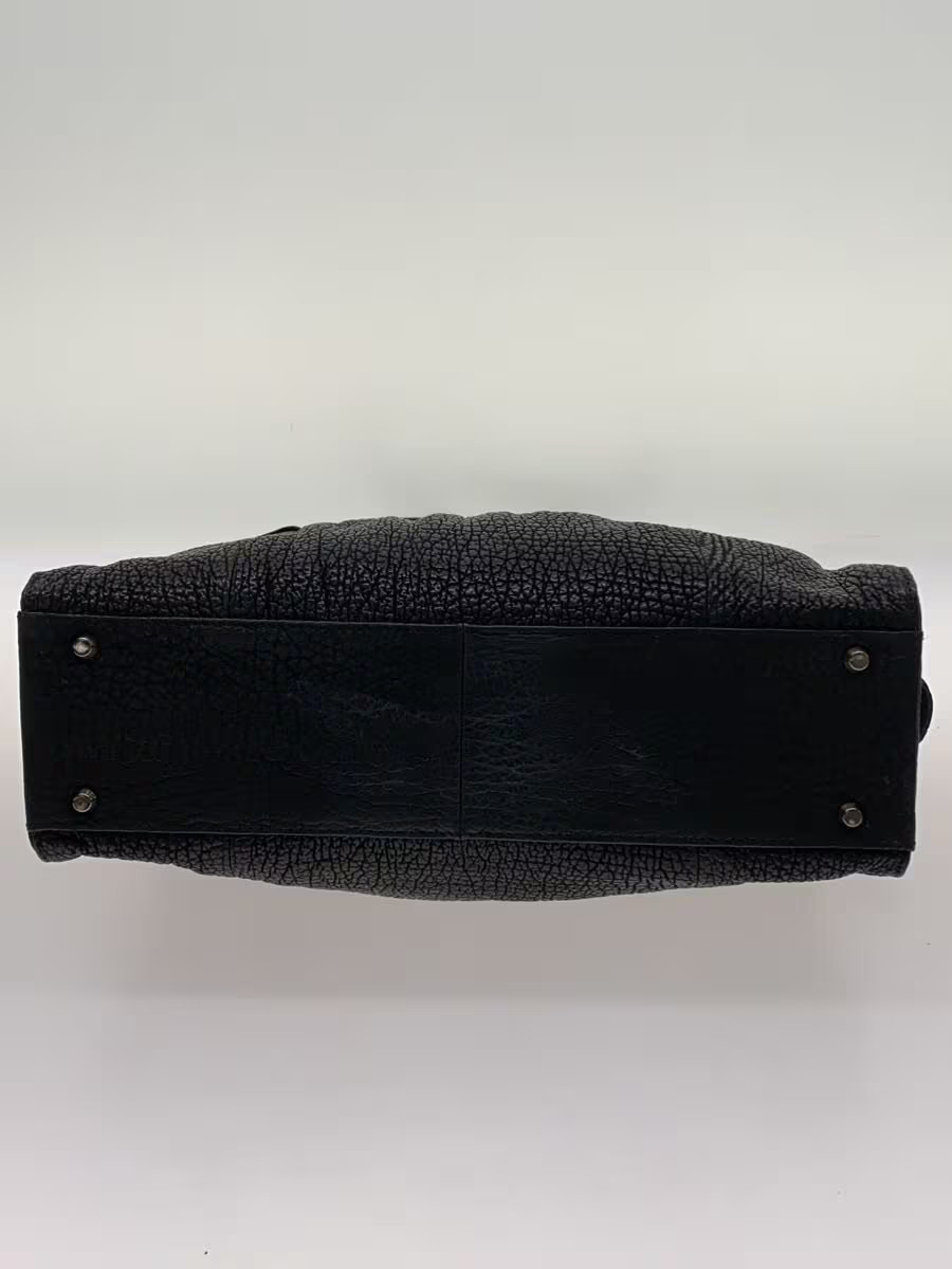 GRES Handbag Leather Black Plain - image 4