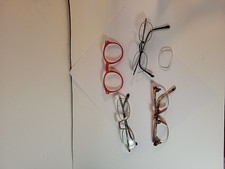 Assorted Lot Of 4 Vintage Eye Glasses Frames FOR PARTS OR REPAIR