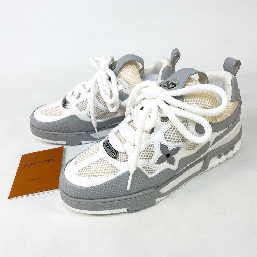 Louis Vuitton LV Skate Sneaker, Size 44, Grey image 4
