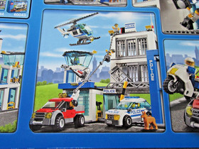 Lego CITY 60047 ~ POLICE STATION ~ Retired NISB Helicopter Motorbike Dog Crook