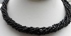 Vtg Designer Torsade Necklace Seed Bead Multi 7 Strand Choker Necklace Trifari  — photo 7