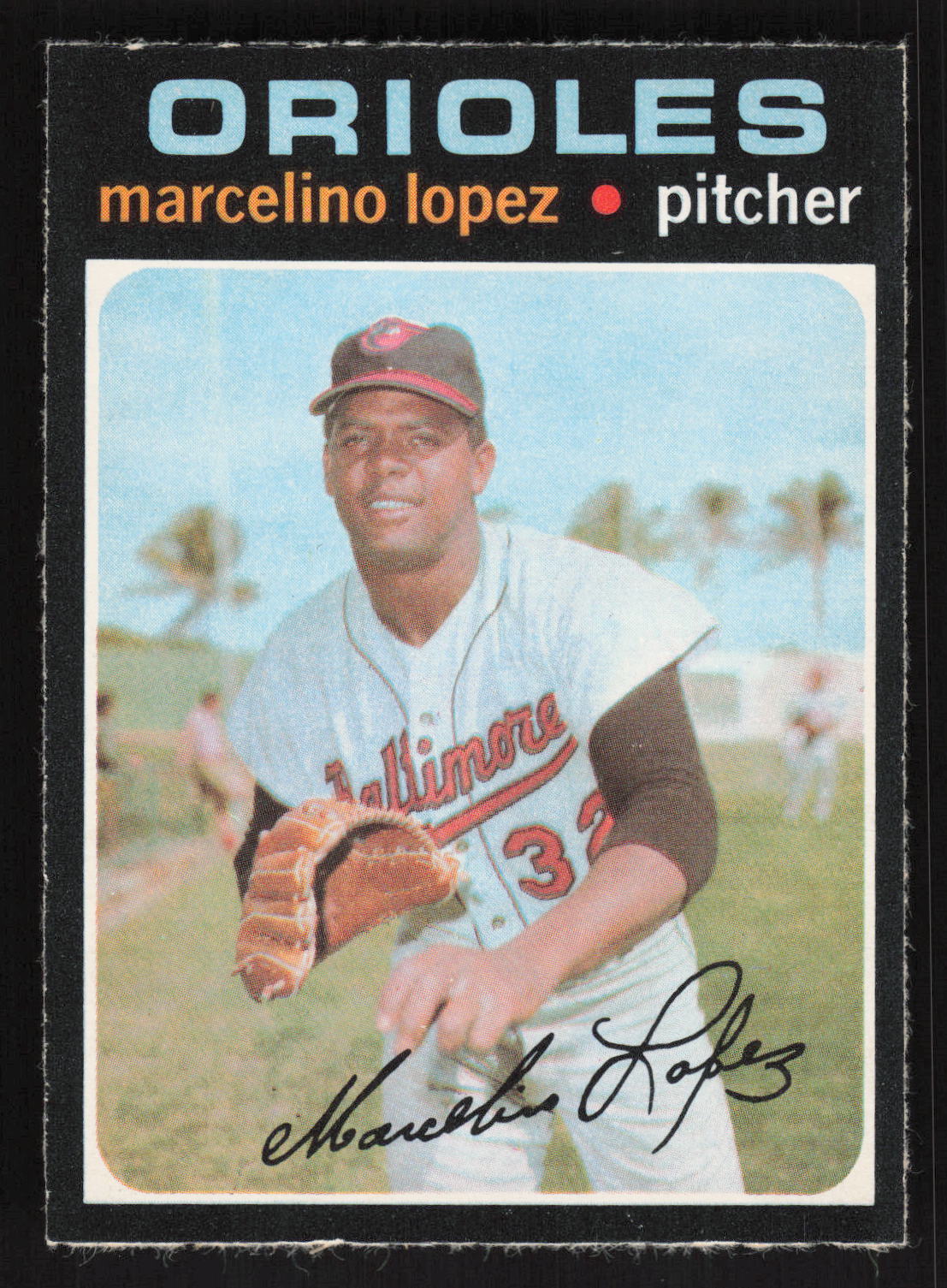 1971 O-Pee-Chee OPC #137 Marcelino Lopez Card CB