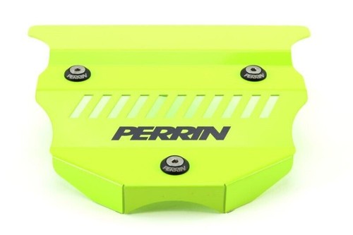 Perrin Neon Yellow Color Aluminum Engine Cover for 2022 Subaru BRZ Toyota GR86 - Picture 2 of 4