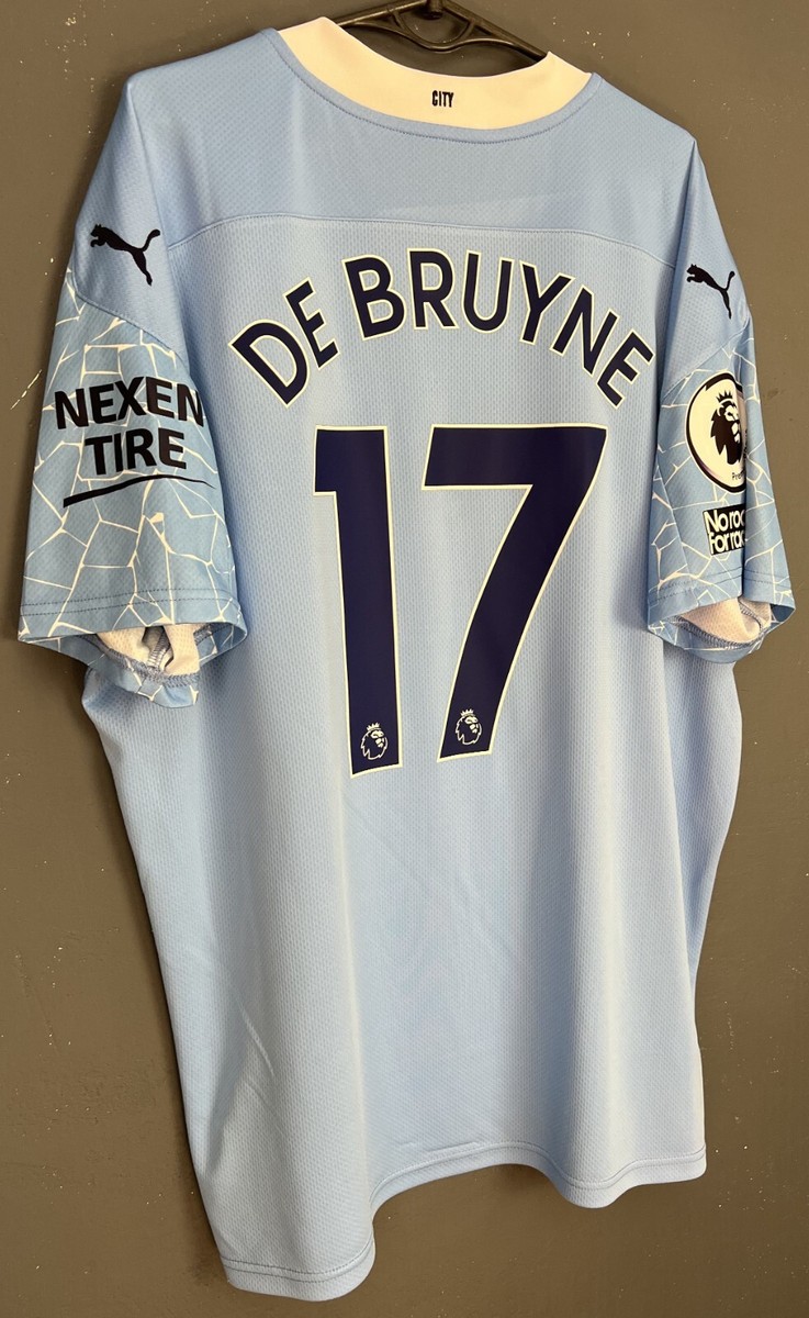 R*様 Manchester City De Bruyne ユニフォーム Lサイ MENS FC MANCHESTER CITY 2020/2021 KEVIN DE BRUYNE SOCCER FOOTBALL