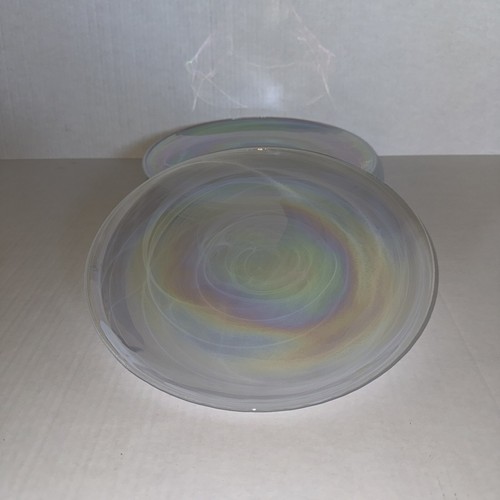 Artistic Accents Irredescent Glass 11" Dinner Plate Turkey - Picture 2 of 4