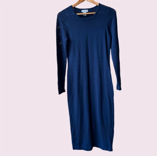 Adrienne Vittadini Midi Strickkleid Gr. M