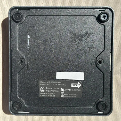 Intel NUC8i5BEK Mini PC - Core i5 8259U, 16 GB RAM, 512 GB SSD, Win 10 Pro N - Afbeelding 3 van 6