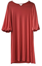 LONDON TIMES Women's Dress Sz 16 Orange Three Quartered/Bell Sleeves