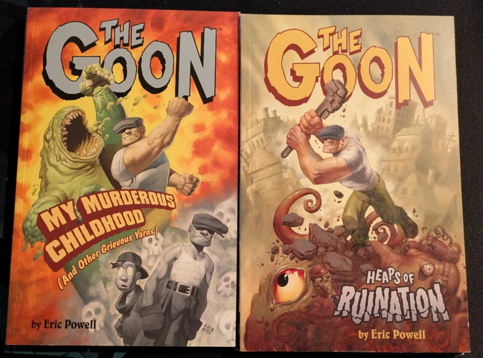 "The Goon" Vols. 0-5, 7 | Lote de 7 Dark Horse TPBs 0,1,2,3,4,5,7 | Todas las 1ª Ediciones Foto 3 de 4