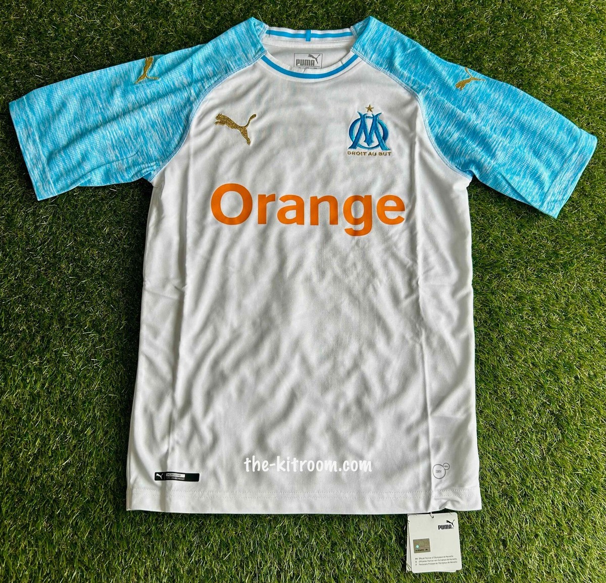 Olympique de Marseille Home Football Shirt 2018-19 - Puma 753542
