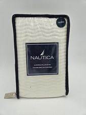 New Nautica Blue Grass Euro Sham 100 Cotton 26x26