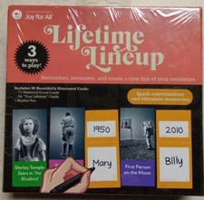 Ageless Innovations Joy For All, LIFETIME LINEUP Card Game, Historical Events