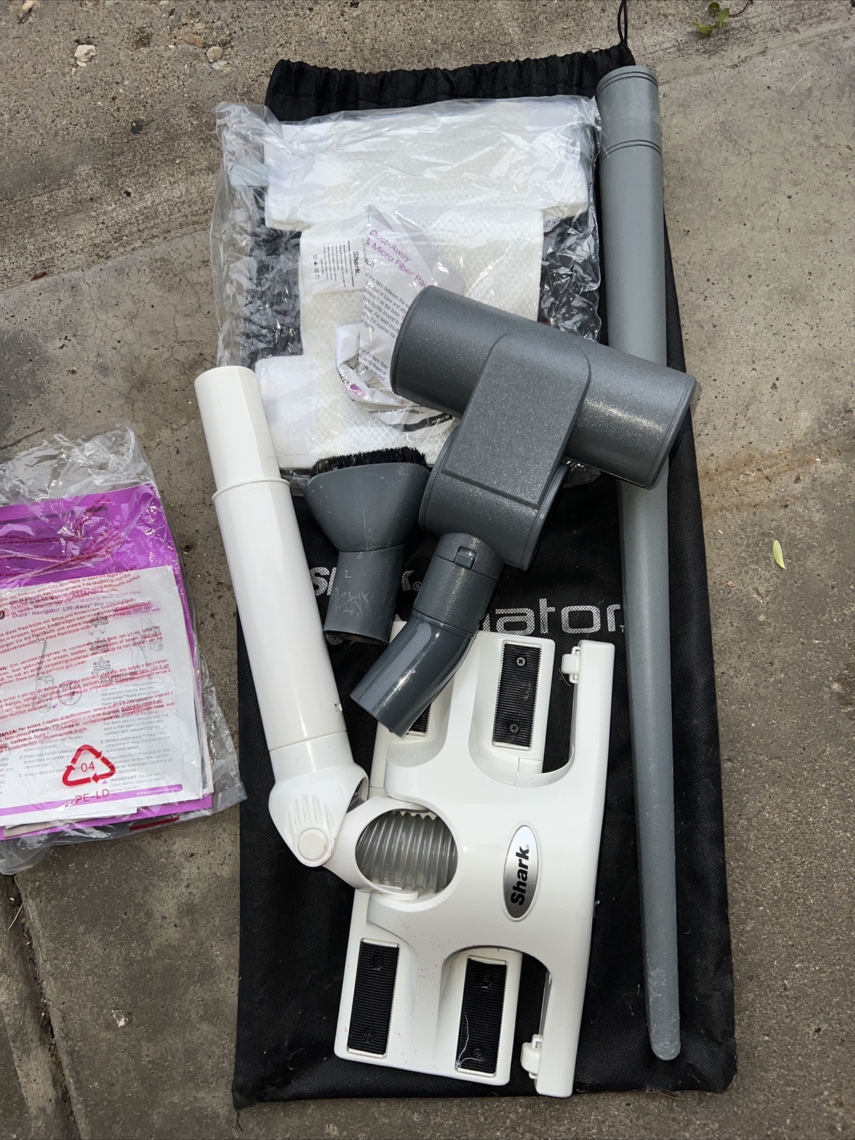 Shark Vacuum Pet Hair Attachment Brush Flat Clean-Up Tools 356 Nv 355 370-image